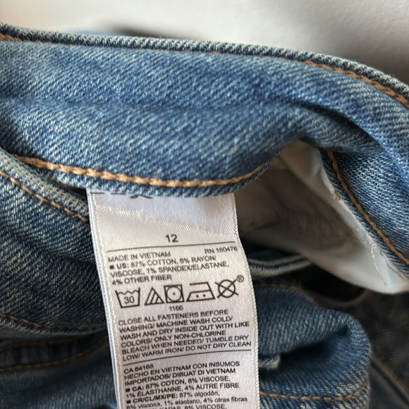 Old Navy rockstar super skinny high rise jeans in medium blue - Picture 5 of 5